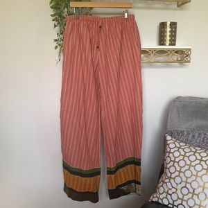 Sundara Punjammies red and ivory pants size XL